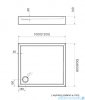 Schedpol Schedline Favory Plus brodzik prostokątny 120x90x16cm Czarny Mat 3ST.F1P-90120/C/MG